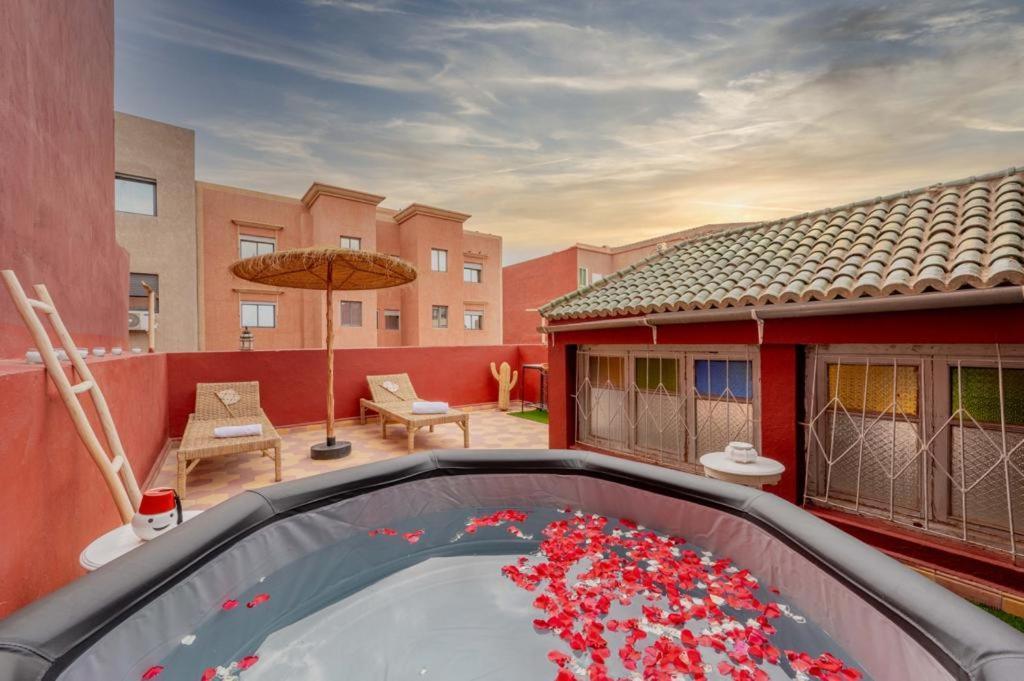 Rooftop Centre Ville Jacuzzi Marraquexe Exterior foto